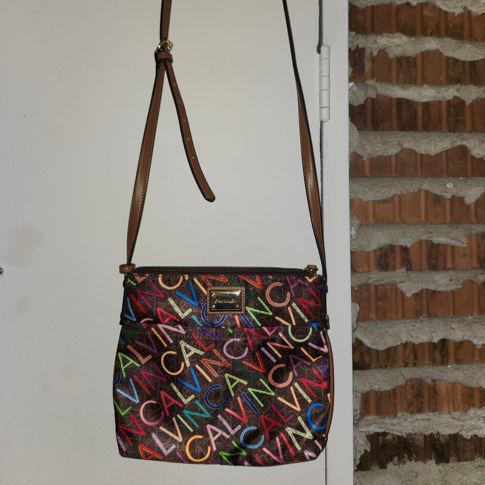 Calvin Klein CK Crossbody Bag Purse Multicolour Medium Size